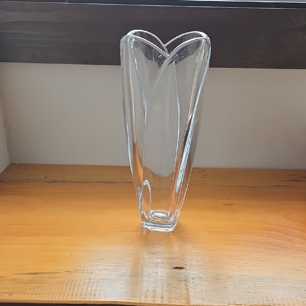 Elegant Clear Glass Vase